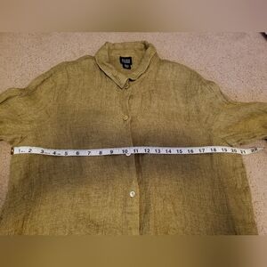 Eileen Fisher 100% Linen Blouse. Size L